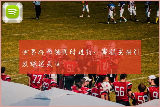 世界杯两场同时进行，赛程安排引发球迷关注